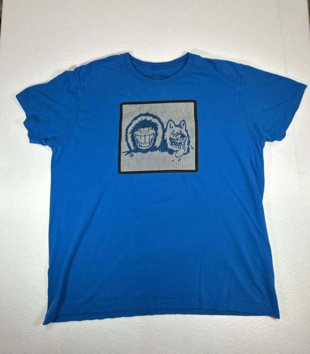 Eskimo Joe's Blue Optical Illusion Graphic T-Shirt